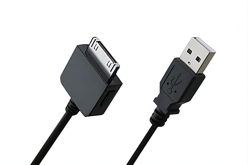 Adhiper Replacement USB Sync Data Transfer Charging Cable Copper Wire Charger Cord Compatible with Microsoft Zune Zune2 ZuneHD MP3 MP4 Player - Only