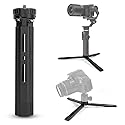 Akeipho Adjustable Aluminum Mini Tripod - Desktop Tabletop Stand for DSLR Cameras, Zhiyun Weebill/Smooth/Crane, DJI Ronin S/SC/RSC/RS, Osmo Mobile