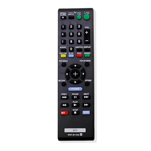 ZdalaMit RMT-B119A Replaced IR Remote Control fit for Sony Blu-ray BD Disc Player BDP-BX110 BDP-S1100 BDP-S3100 BDP-BX310 BDP-S3200 BDP-S580 BDP-BX18