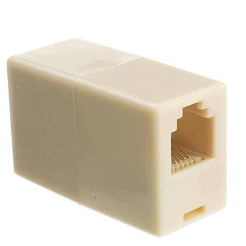 CableWholesale Inline Telephone Coupler (Voice), RJ12, 6P/6C