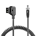 Alvin's Cables D-Tap to Locking DC Coiled Power Cable for Video Devices PIX E7 PIX E5 7 Touchscreen Display Hollyland Mars 400s