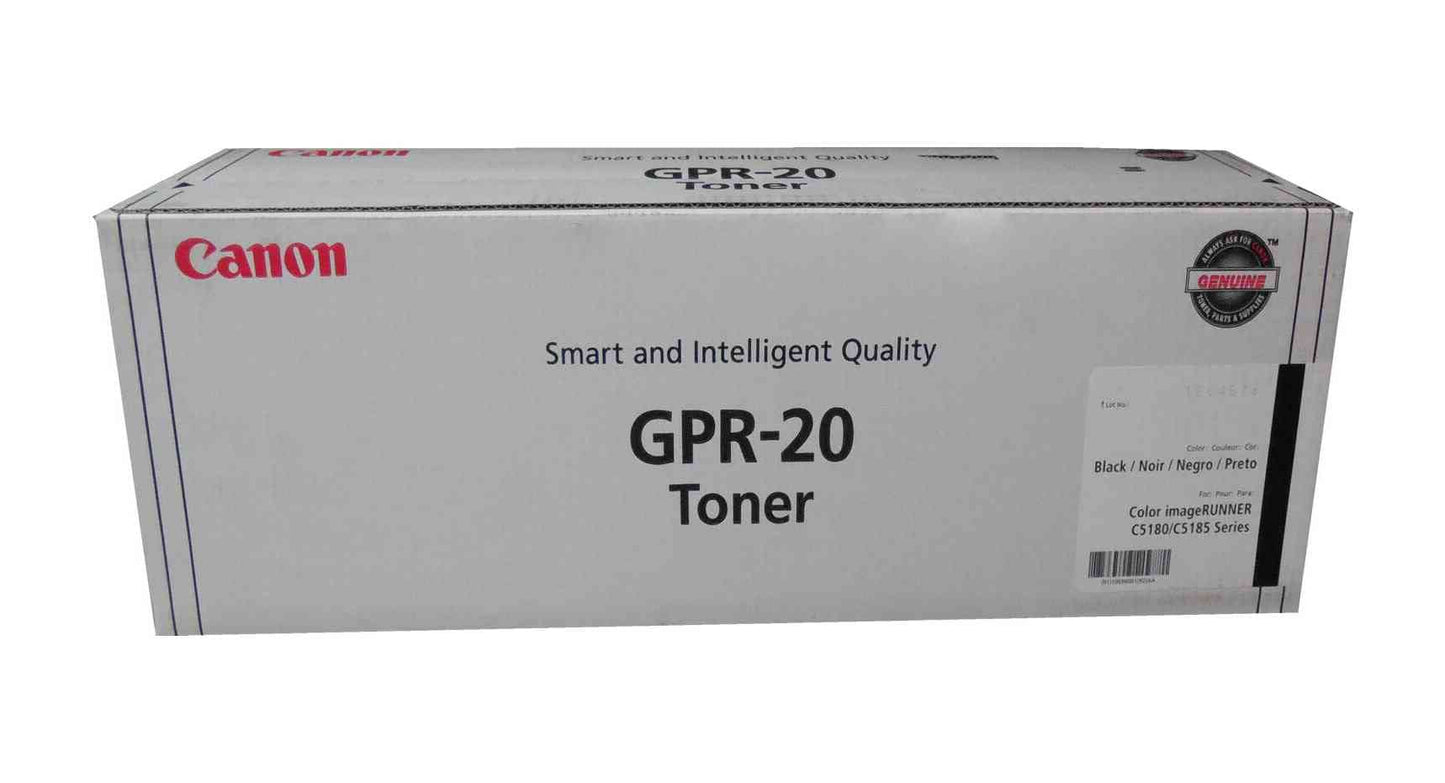Canon CNMGPR20 Toner Cartridge, Black, Laser, 27000 Page, 1 Each