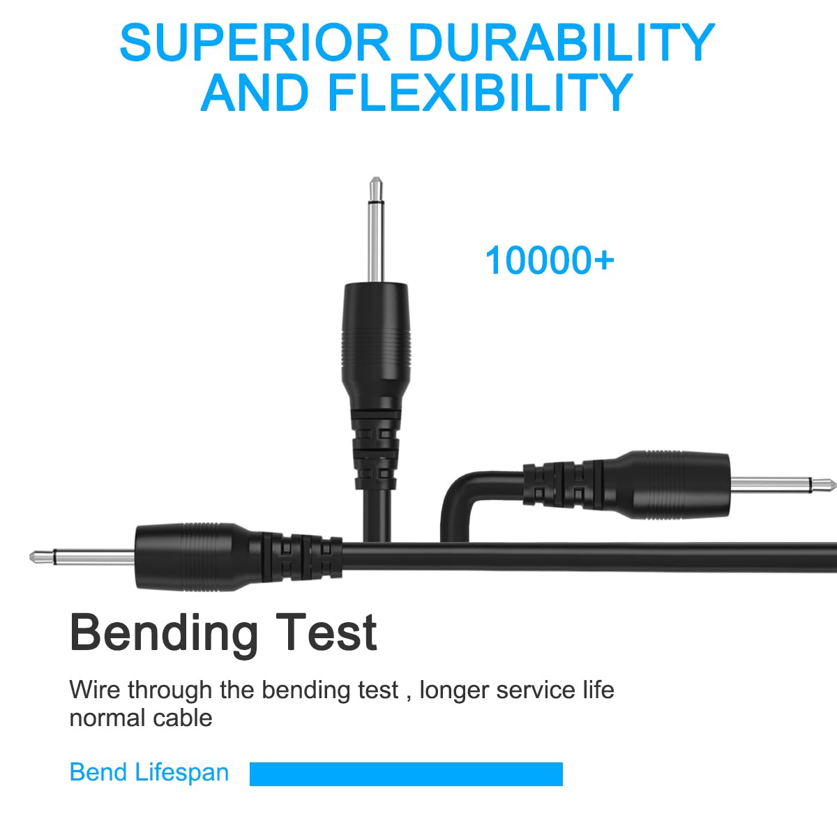 SIOCEN DC Charging Cable 2.5mm,USB Charger Cord 2.5mm,Fast Durable Original Replacement Power Adapter USB to DC Charging Cable 3FT