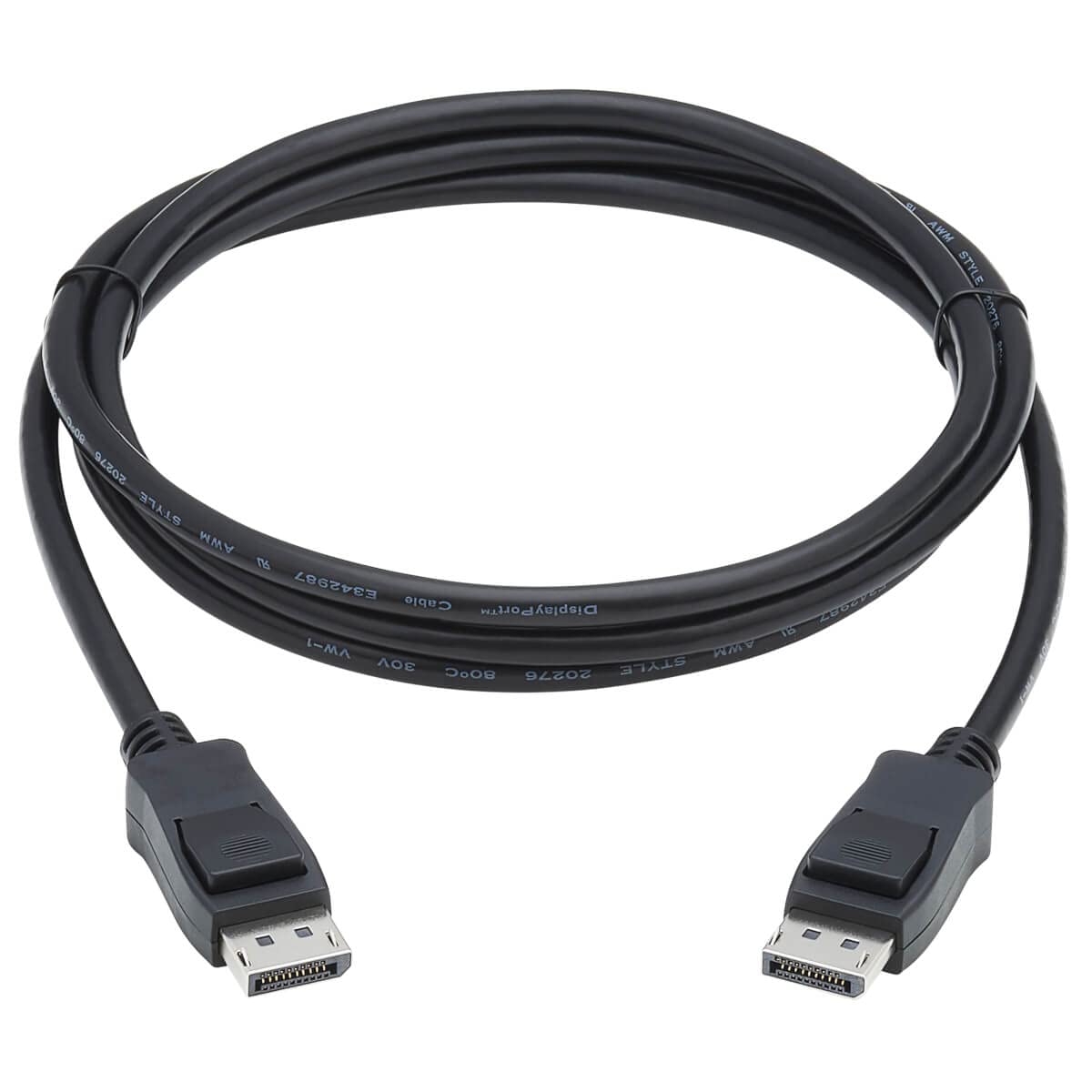Tripp Lite High Speed DisplayPort Cable, DP 1.4 Cable with Latching Connectors, 8K High-Definition Video @ 30Hz, HDR, 4:2:0, HDCP 2.2 (M/M) 6 Feet