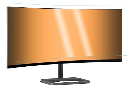 Photodon Clear Abrasion Resistant Screen Protector to fit the Dell UltraSharp U3417W 34-inch Curved Monitor with Installation Kit