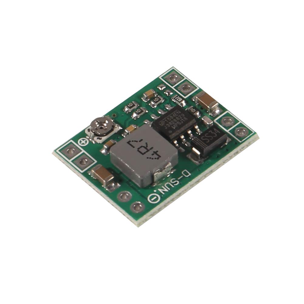 AITRIP 8 Pack Mini MP1584EN DC-DC Buck Converter Adjustable Power Supply Module 24V to 12V 9V 5V 3VCompatible with Arduino Raspberry Pi