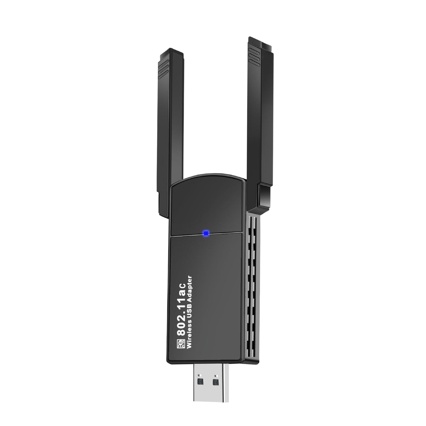 1300Mbps Wireless WiFi Adapter, USB3.0 WiFi Dongle 2.4G/5G 802.11AC Network Adapter Receiver with High Gain Antenna for Desktop Laptop PC