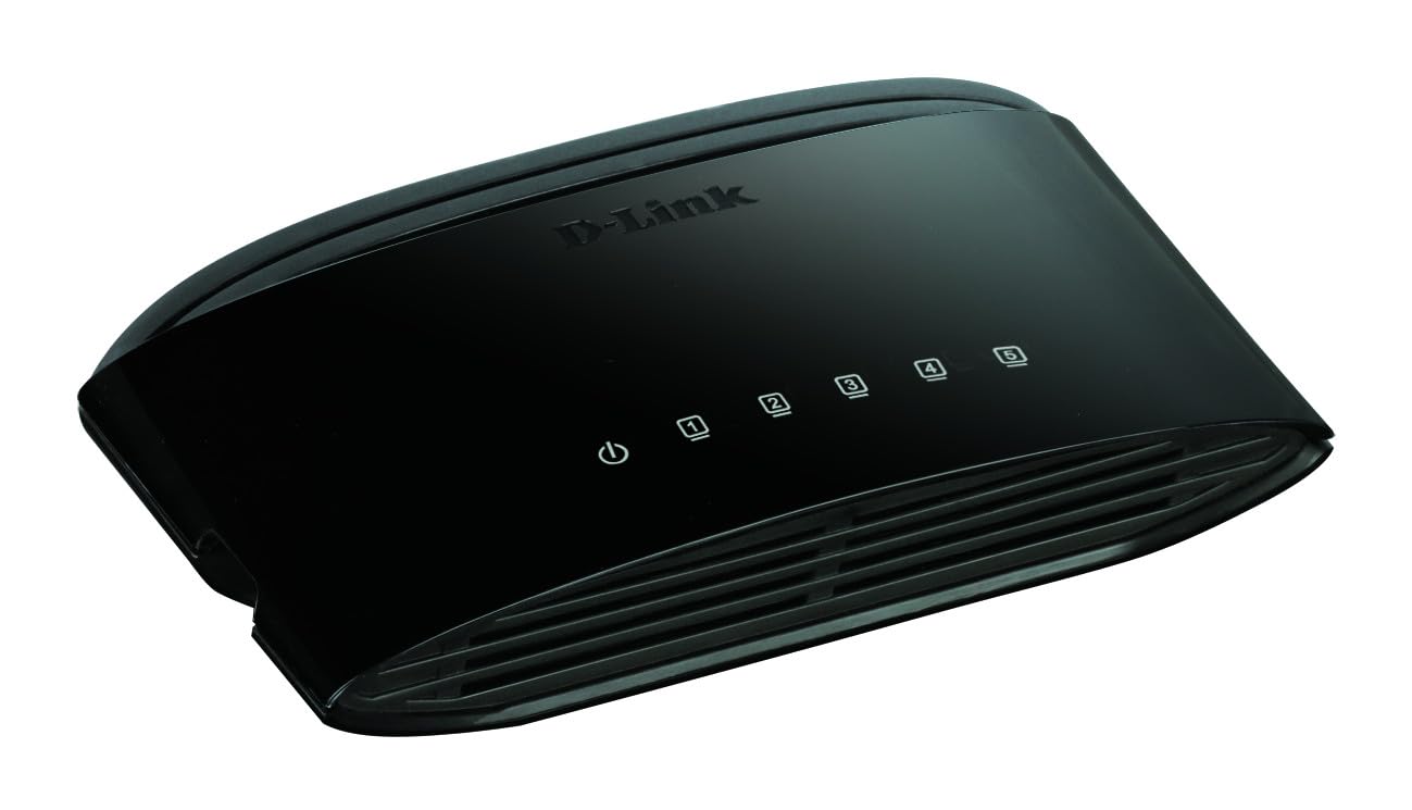 D-Link DES-1005D Ethernet Switch - 5 x RJ-45 - 10Base-T, 10/100Base-TX