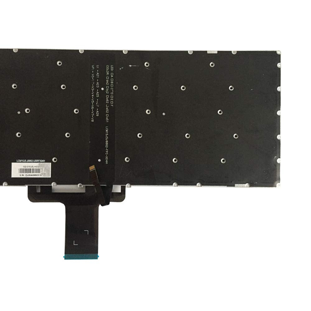 New Laptop Replacement Keyboard for Lenovo Yoga 510-14AST 510-14IKB 510-14ISK US Layout with Backlight