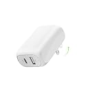Belkin 42W Dual Port Charger Block, USB-C + USB-A Charger Super Fast Charging - Samsung Galaxy S25, Apple iPhone 17, Air, Pro, Pro Max, iPad, AirPods