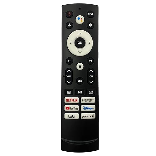 GHUST ERF3M90H Remote Control Replacement for HISENSE Smart TV 55U6K 65U6K 75U6K 100U76N 100QD7N 65QD7N 75QD7N 85QD7N