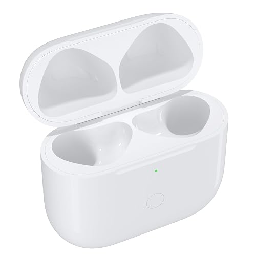 Wireless Charging Case Replacement Compatible with AirPods 4th Generation, AirPods 4 Charger Replacement Case with Bluetooth Pairing Sync Button, No