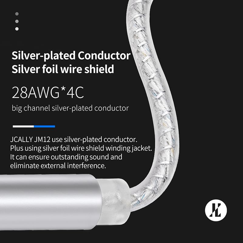 Girftu JCALLY JM12 Type C USB C to 3.5mm DAC Chip KT02H20 Dongle DSD128 Silver-Plated Conductor Digital Audio Adapter
