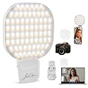 Larsa Pippen - LARSA Light - LED Selfie-Light with Clip & Glass Mirror - Rechargeable for Phone or Camera - 142 LEDs-Adjustable Brightness - Ideal