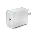 HyperGear USB C Charger Block - 30W USBC Charger Block, Type C Wall Charging, USBC Charging Plug, Foldable Fast Power Adapter w/LED Power Indicator