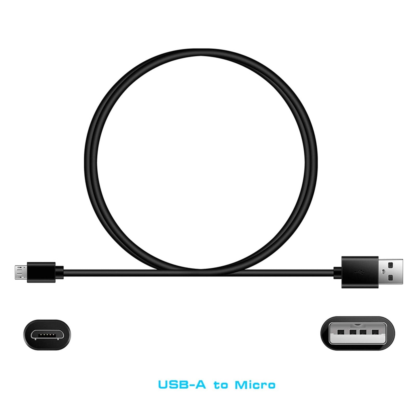 TPLTECH Speaker Charger Cord Compatible Sony/Bose/UE/Beats JBL Bluetooth Speaker Power Supply Cord Line, Micro USB Charger Cable - 3FT