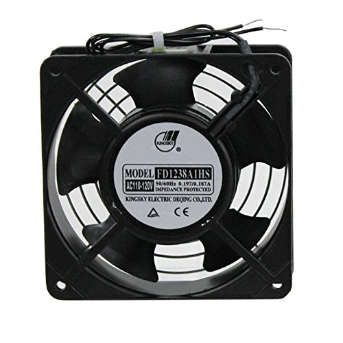 Navepoint AC Fan Kit for Server Rack Cabinet Computer Case 12 cm, 110V