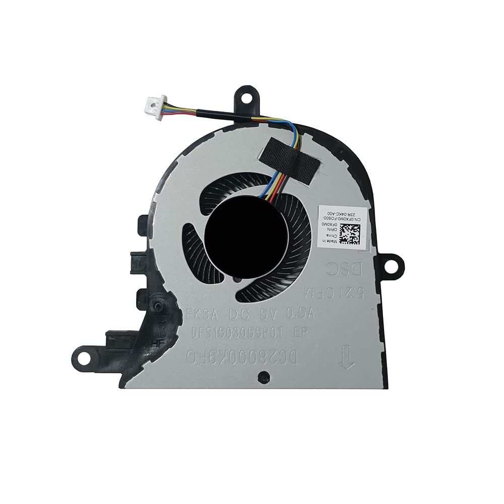 New Laptop CPU Cooling Fan Compatible with Dell Inspiron 3780 3781 3790 3793 5570 5770 5775 Latitude 3590, Vostro 3590 3591 (with Optical Drive