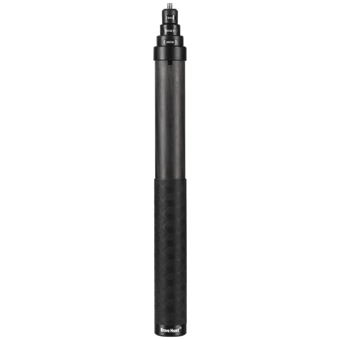 Kezhi 33cm Extended to 2m Long True Carbon Fiber Super Long Extend Invisible Selfie Stick for insta360 X5 x4 Insta 360 X5 x4 x3 x2 x one r rs for DJI