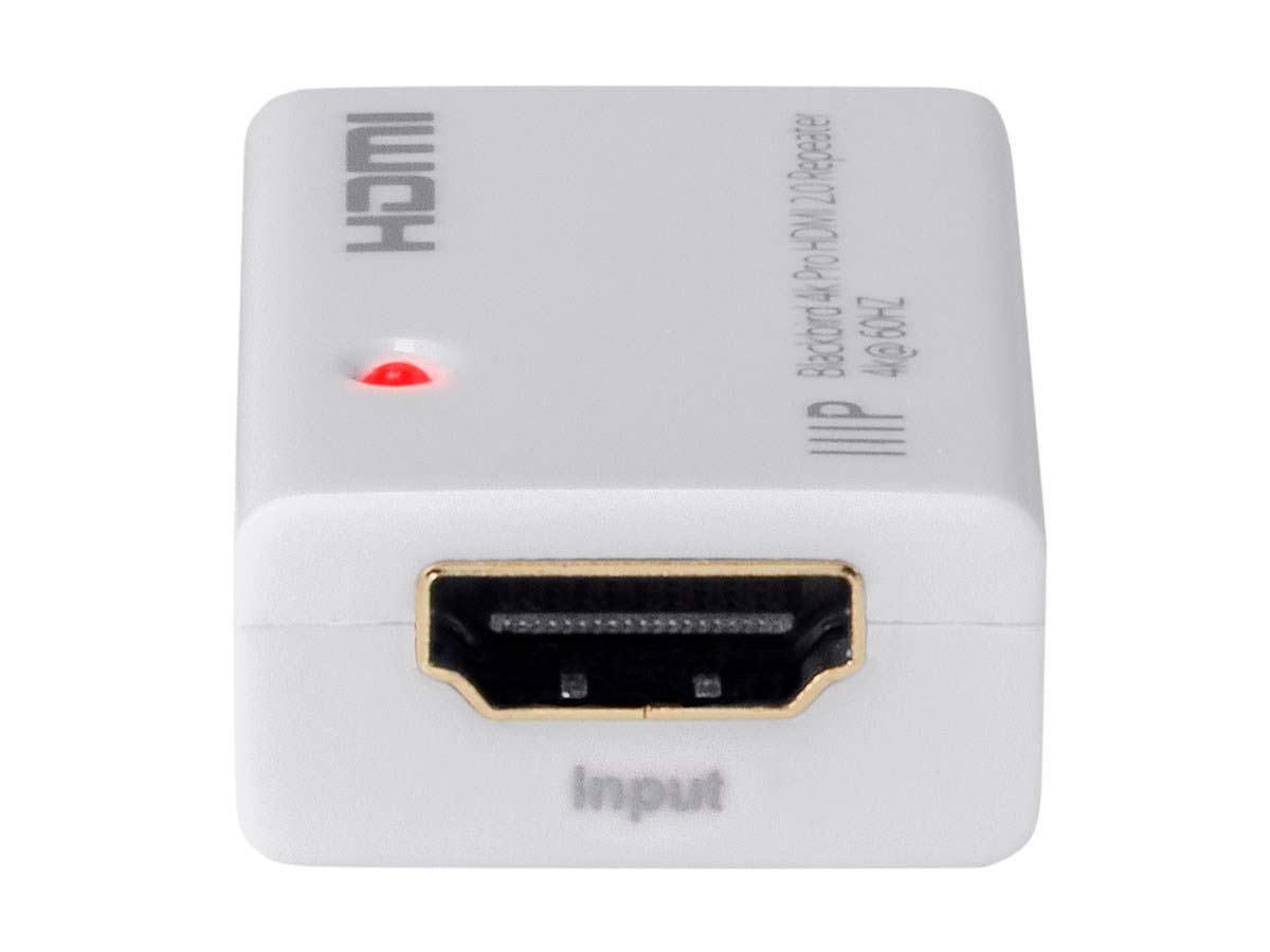 Monoprice Blackbird 4K Pro HDMI 2.0 Repeater - 4K@60Hz, Supports HLG, HDR 10, HDR 10+, and Dolby Vision, YCbCr 4:4:4, Black