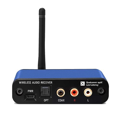 BLT-2 Hi-Fi Bluetooth 5.1 Audio Receiver - aptX HD/AAC, Audiophile TI DAC, Long-Range, RCA,Optical & Coaxial Digital Outputs for Home Stereo