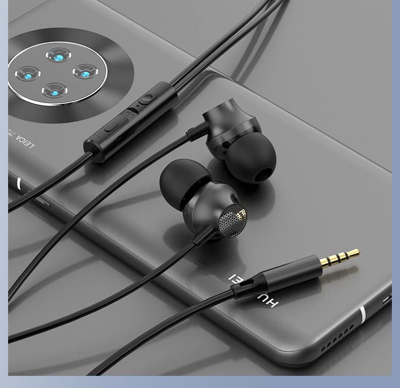 Wired Headphone Compatible with Fire 7 Tablet, Replacement for Kindle Fire HD 10 HD 8 Earphone, iPhone 6 5 Old Gen, Samsung S6 J6 Corded Headset