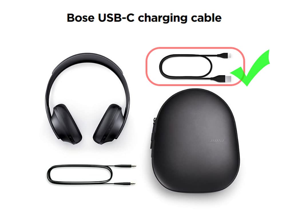 LILIBIN USB C Charger Cable for Bose Noise Headphones 700, QuietComfort 45 Headphones, QuietComfort Earbuds II, SoundLink Flex, Bose Sleepbuds 2