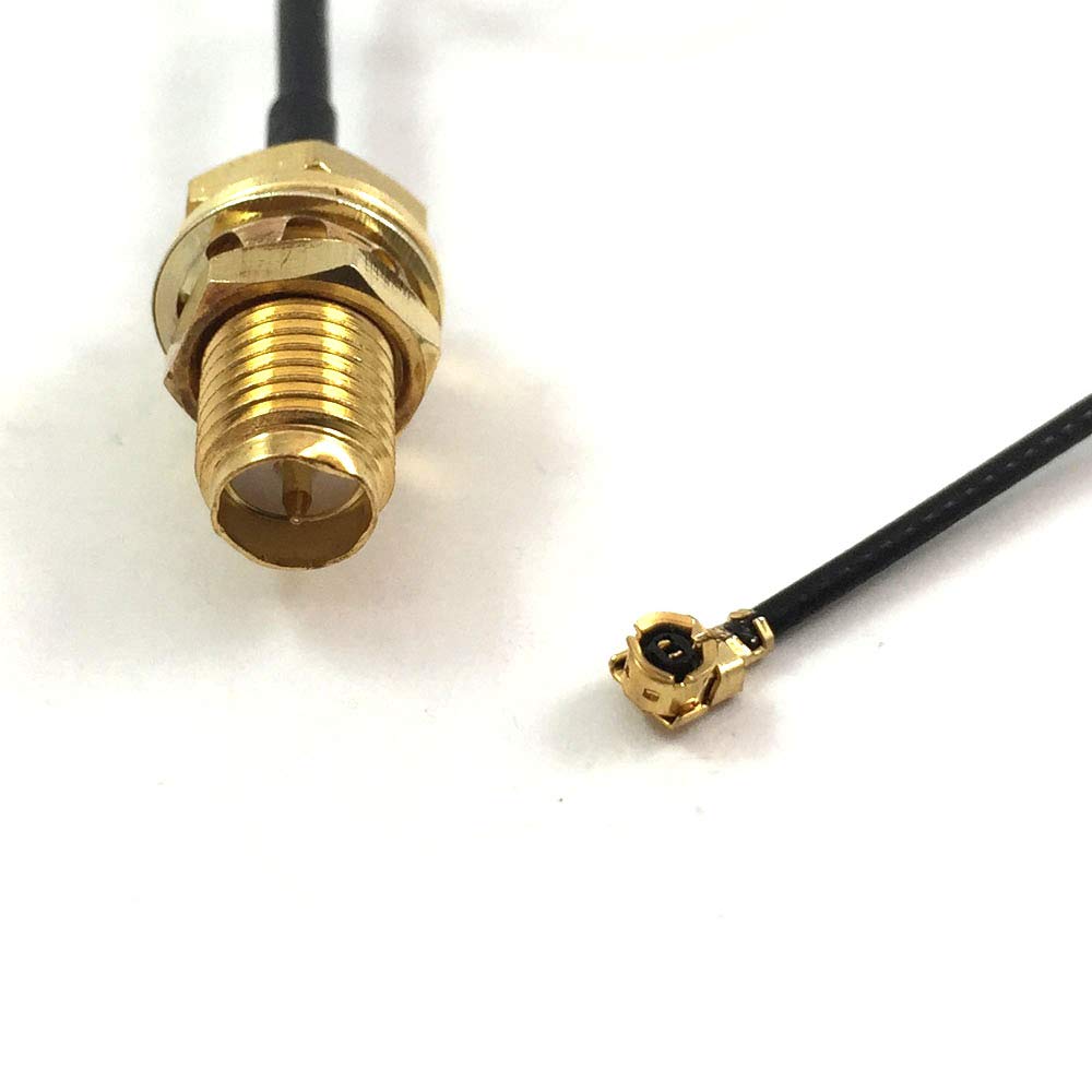 CENXIFJUDZ 433mhz Antenna 3dbi Hotspot rp-SMA Male Connector with UFL ipx to rp-SMA Female Pigtail Antenna WiFi Cable 15cm ?Pack of 2 ?