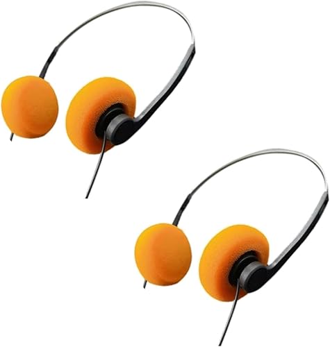 2 Pcs Retro Over-Ear Headphone,Vintage Feelings Underwire Headphones,Retro Lightweight Earphones,Hi-Fi Stereo Earphone Headset,Headphone,for Most…