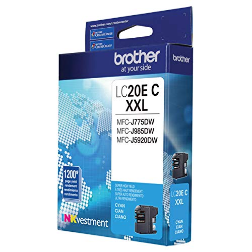 Brother LC20EC Super High Yield Cyan Ink Cartridge