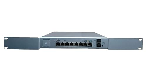UniFi US-8-150W Ear - RACKIDEA | RI-UB8RMBA | Rack Mount Brackets(Ear) for UniFi Switch 8 Port 150W / Edge Switch 8 Port