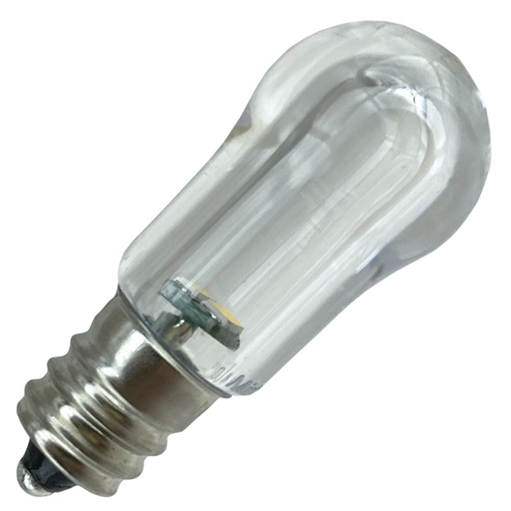 Industrial Performance LED 6S6 Replacement Lamp, Candelabra Base, 6 Watt, 130 Volt, White LED Light Bulb (10 Pack)