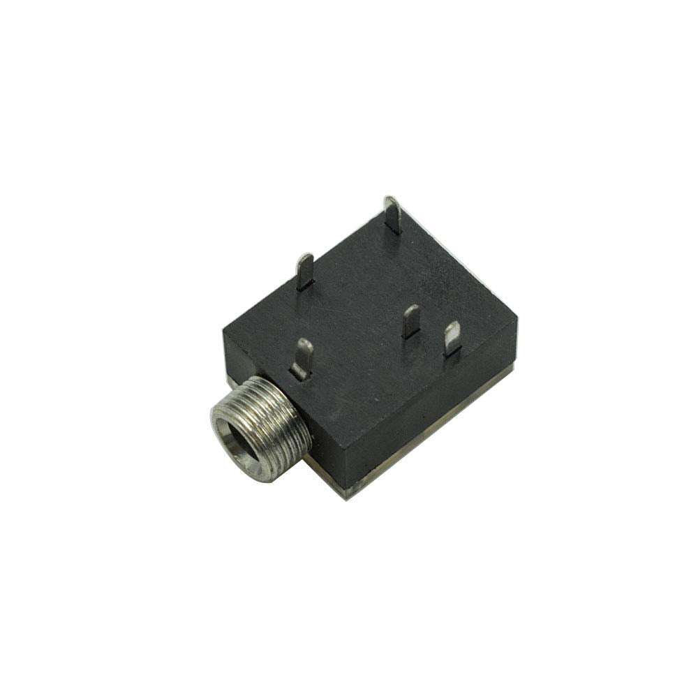 Hxchen 20Pcs 3.5mm (1/8inch) Plastic PCB Mount 5-Pin Mono and Stereo Socket Audio Connector PCB Panel Mount PJ-324M