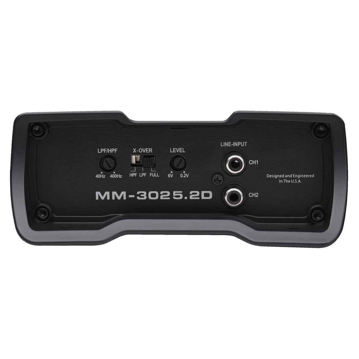 Autotek MM-3025.2D Mean Machine 3000 Watt Amplifier, Compact Bridgeable, 2 Channel Amplifier