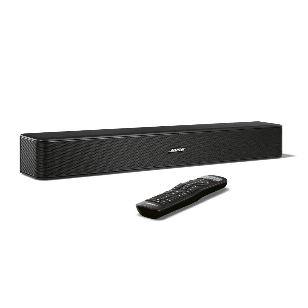 BOSE Solo 5 TV Soundbar Sound System Sleek Slim Design Bluetooth Connectivity, Black (Renewed)