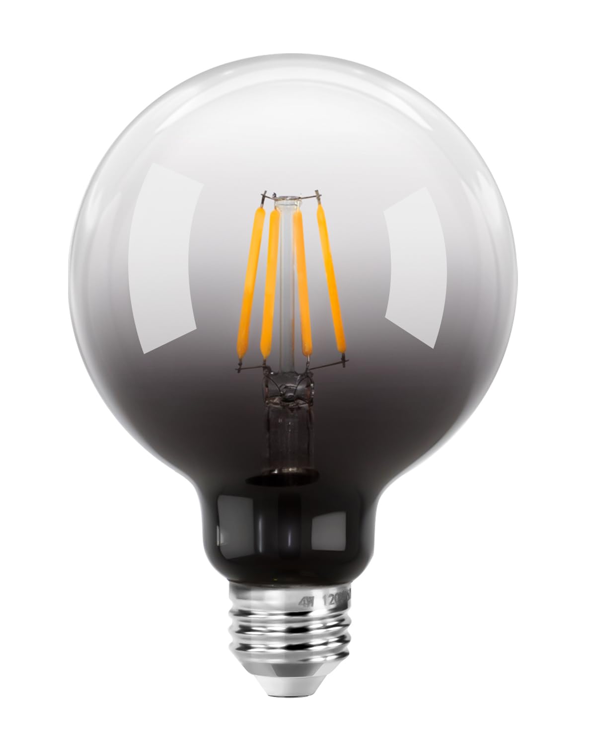 ONEWISH LED Globe Bulb, Warm White 300LM 2700K 4W, 35W Equivalent, E26 Base, Edison Light Bulb for Home Decor, 1 Pack