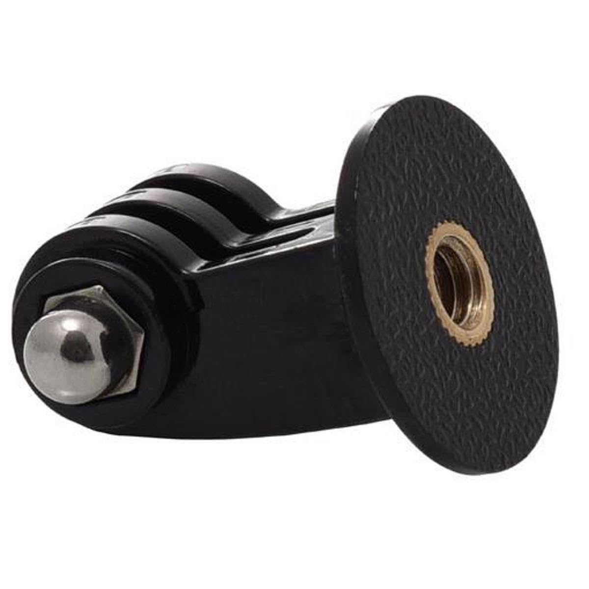 Manfrotto EXADPT Universal GoPro Tripod Mount Adapter with 1/4 Thread Connection (Black)