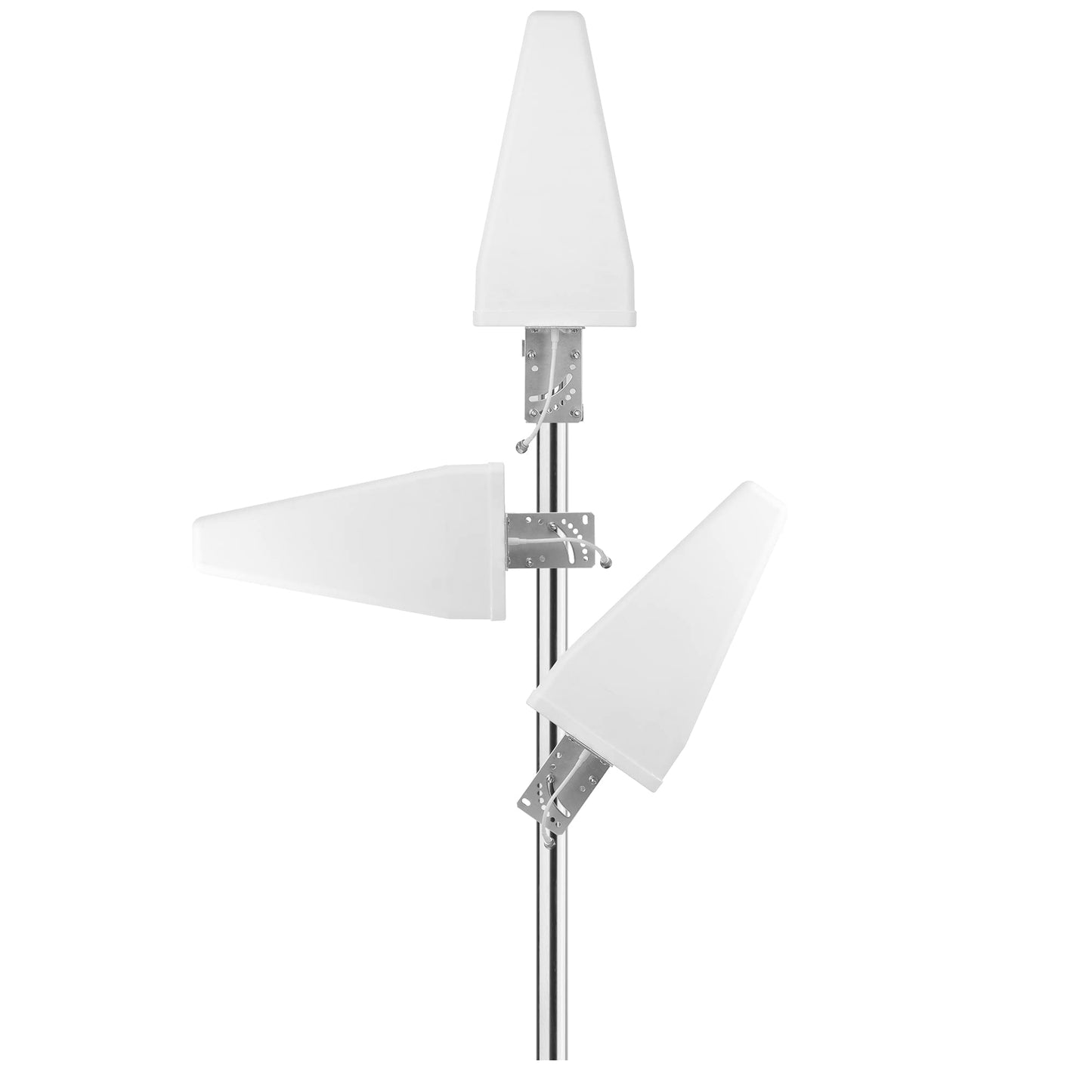 ZDTECH Pole Mount Bracket L Mounting Bracket to Wall Hardware Accessories for LPDA yagi Outdoor Antenna with U-Bolt, Mounting Screws, Signal Booster
