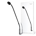 MRSDY Gooseneck Microphone, 23 Inch DJ Microphone for Audio Mixer, Professional XLR Wired Dynamic Mic, Extended Black Metal Noise Reduction Mic