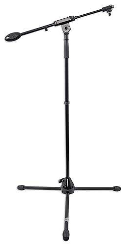 Samson BT4 Heavy Duty Telescoping Microphone Mic Boom Stand, Tripod Cast Base