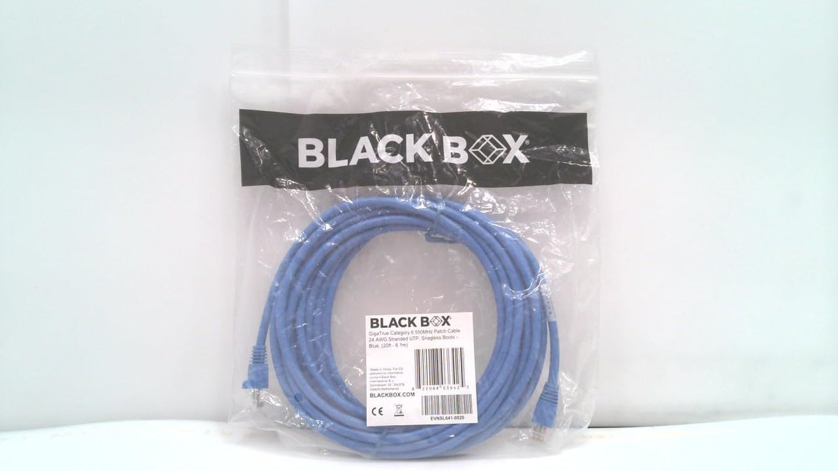 Black Box Network Services Gigatrue Cat6 Channel 550-mhz Patch Cabl