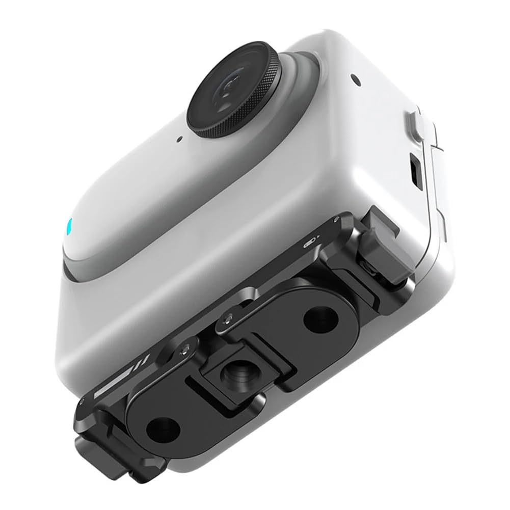 veetalee Quick Release Mount Magnetic for Insta360 GO 3 / GO 3S, Adapter Bracket Parts Shockproof Quick Release Adapter Mount Brackets 2 Claws 1/4