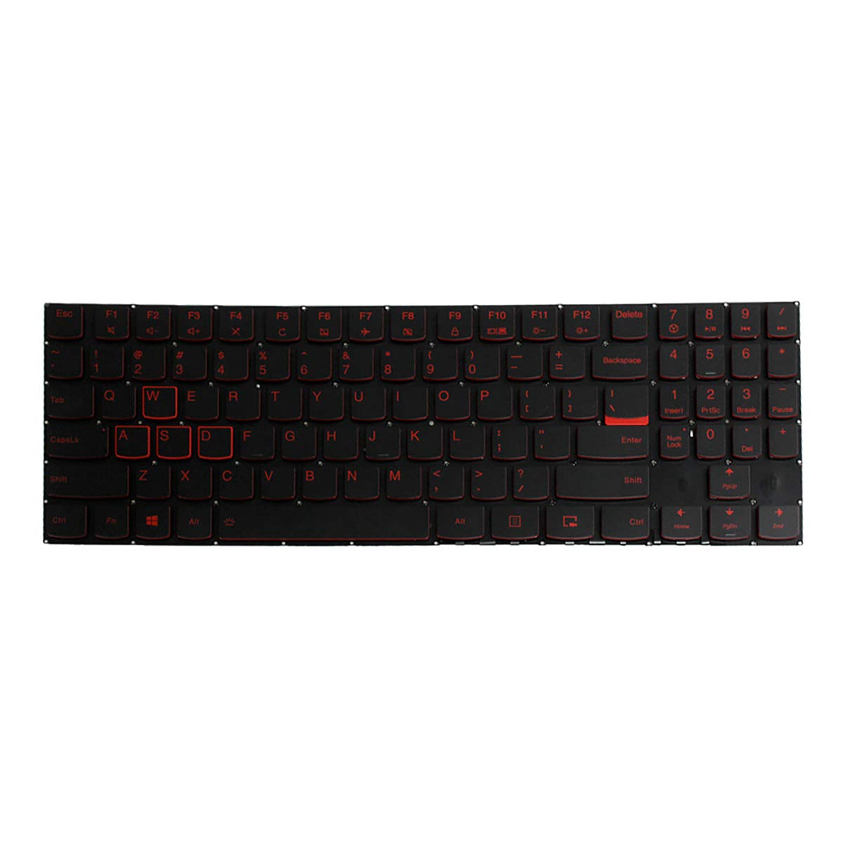 LXDDP Laptop Replacement Keyboard for Lenovo Legion Y520 Y520-15IKB Y720 Y720-15IKB R720 R720-15IKB 15 15IKB 9Z.NDKBN.D01 US Laptop Red Backlit