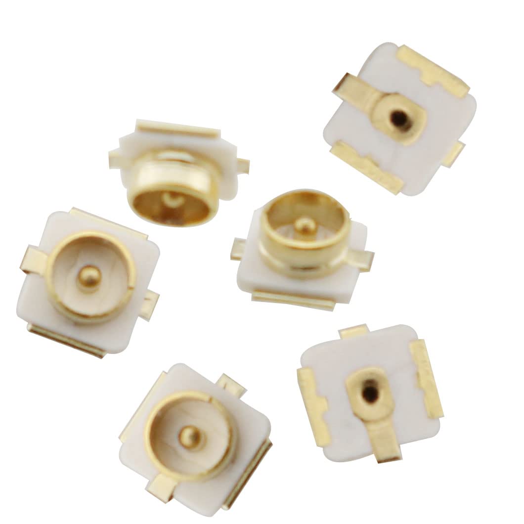 YHXiXi 60PCS PCB Mount Jack Coaxial Connectors SMD SMT Solder for PCB Mount Socket Jack Female RF Coaxial Connector