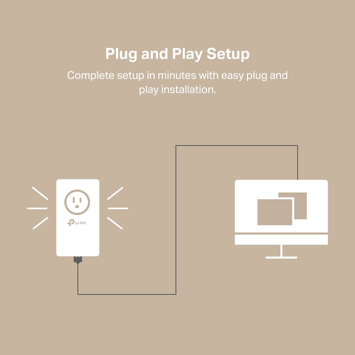 TP-Link AV1000 Powerline Ethernet Adapter Kit (TL-PA7017P KIT) - Passthrough, Noise Filtering, Gigabit Port, Plug Pair & Play, Network Adapter, Free