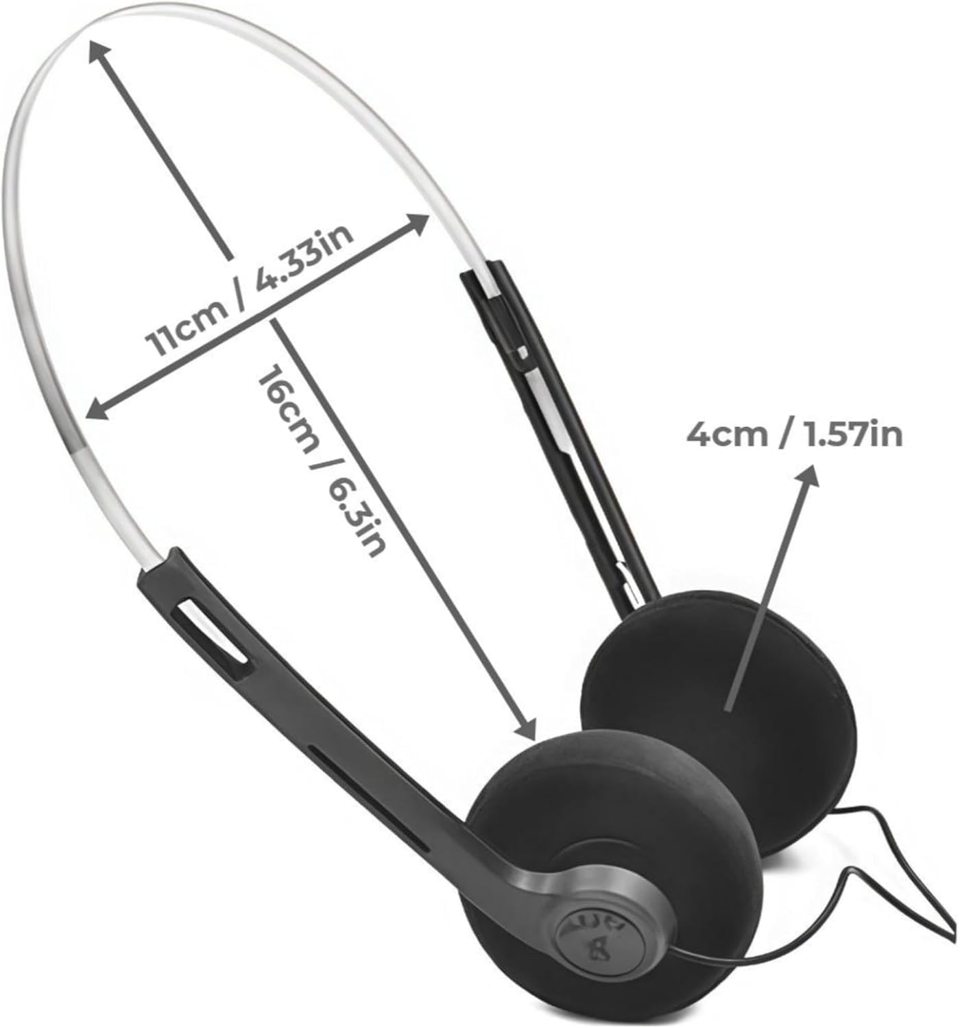 ZhangyiHot 2Pcs Retro Over-Ear Headphone,Vintage Feelings Underwire Headphones,Hi-Fi Stereo Earphone Headset,Retro Lightweight…