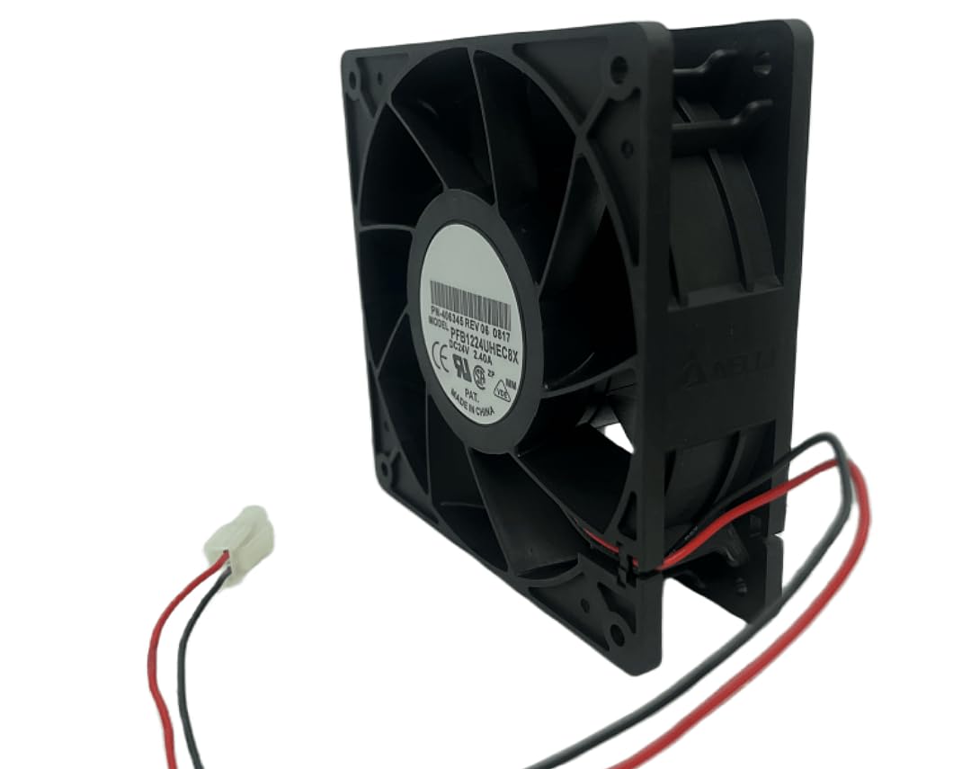 PFB1224UHEC8X Inverter Cooling Fan PFB1224UHEC8X DC24V 2.40A 12CM 12038 2-Wire Cooling Fan