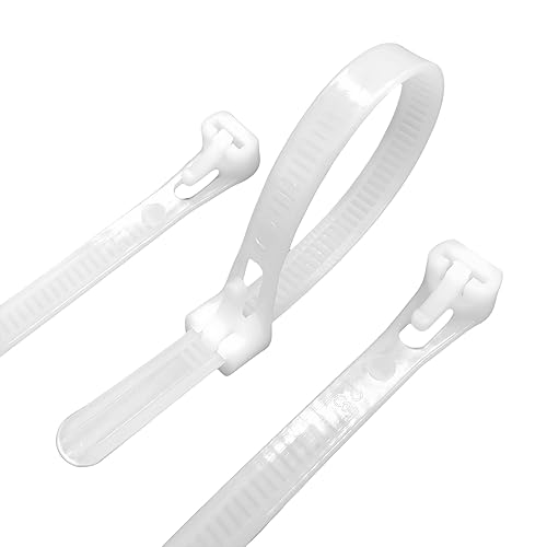 Zip Ties (White, 10 Inch)