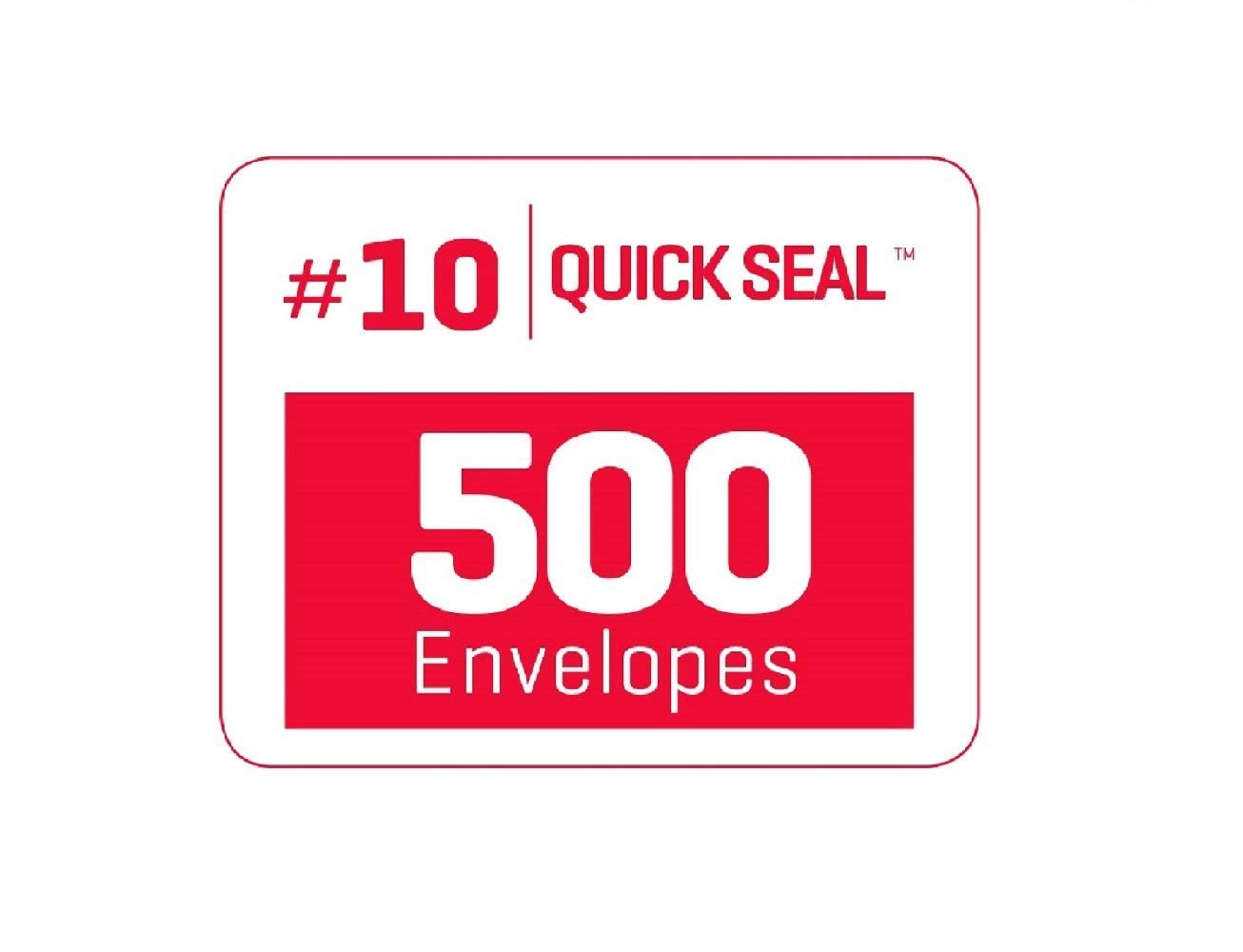 Aimoh 500#10 Single Left Window SELF Seal Security Envelopes - Super Strong Quick-Seal Self Sealing Closure, Security Tinted, Size 4-1/8 x 9-1/2