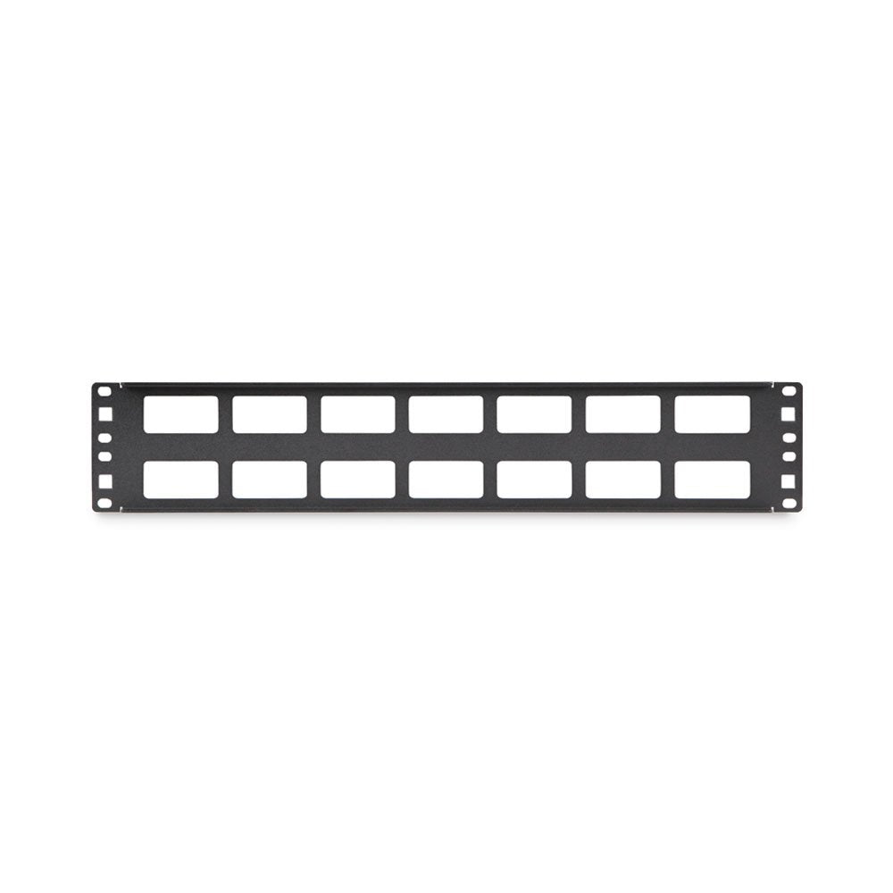 Kendall Howard 19" 2U Cable Routing Blank Cable Management Panel